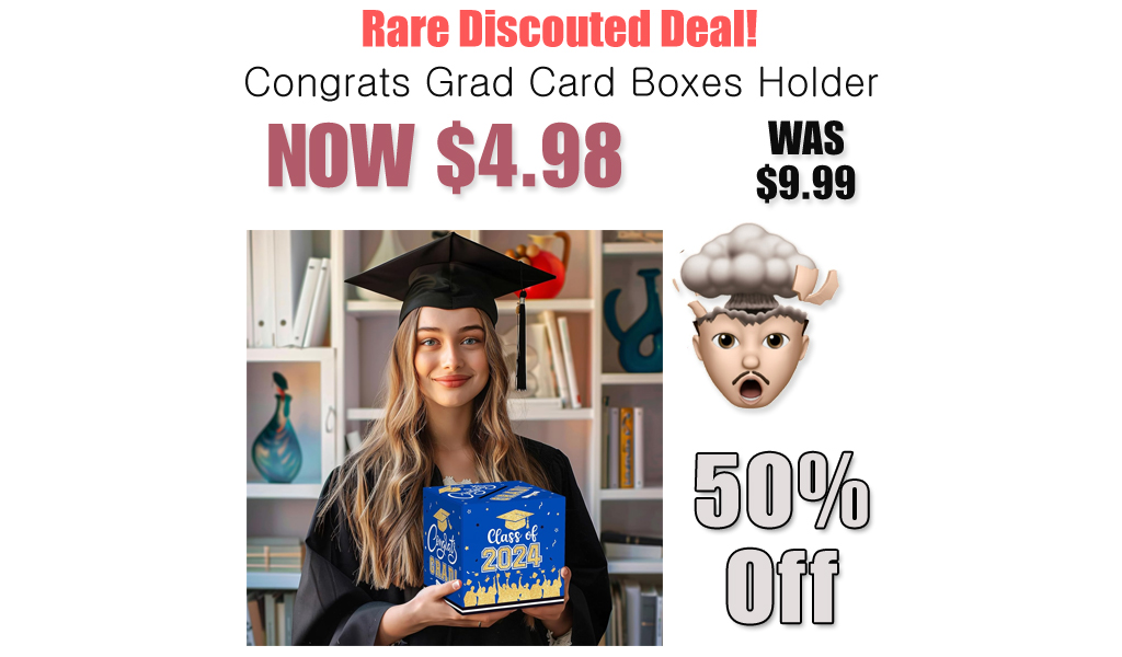 Congrats Grad Card Boxes Holder Only $4.98 Shipped on Amazon (Regularly $9.99)