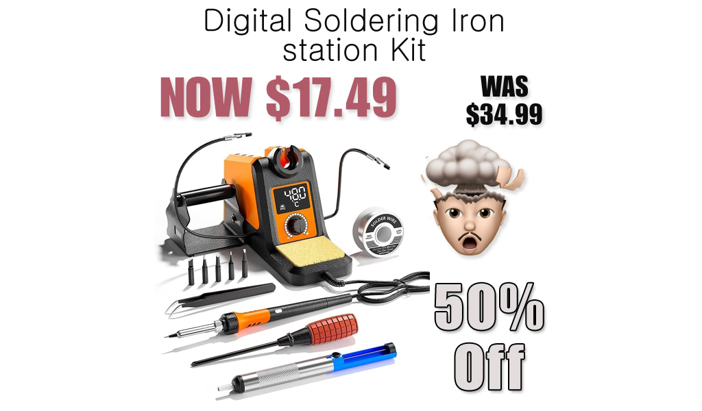 Digital Soldering Iron station Kit Only $17.49 Shipped on Amazon (Regularly $34.99)