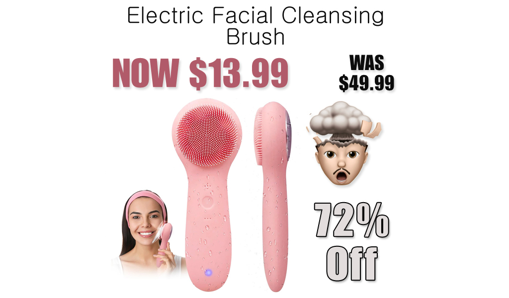 Electric Facial Cleansing Brush Only $13.99 Shipped on Amazon (Regularly $49.99)