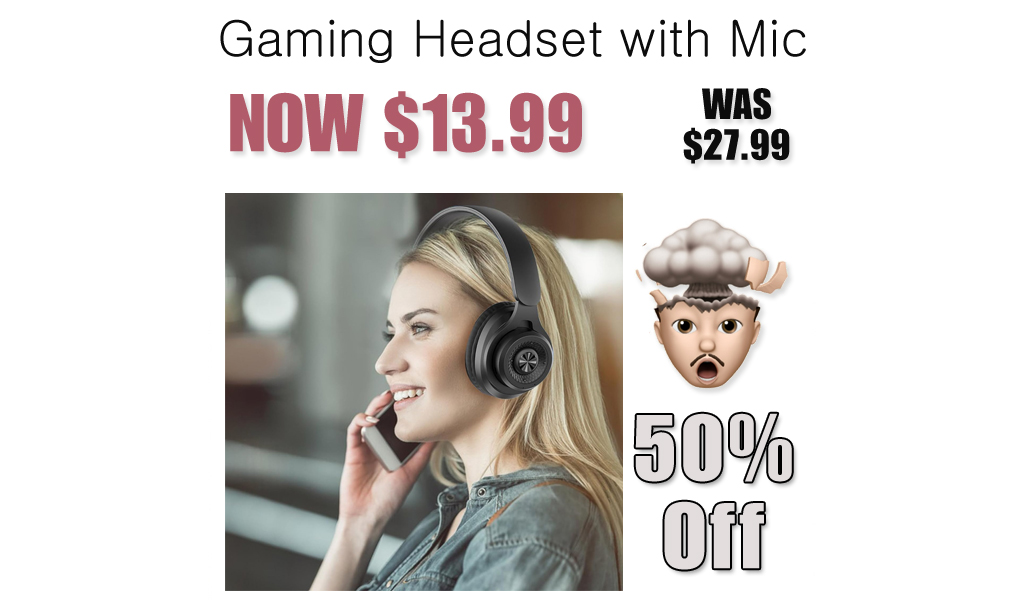 Gaming Headset with Mic Just $13.99 on Amazon (Reg. $27.99)