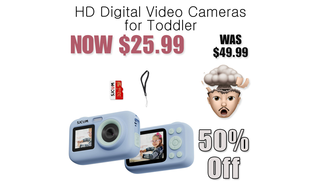 HD Digital Video Cameras for Toddler Only $25.99 Shipped on Amazon (Regularly $49.99)