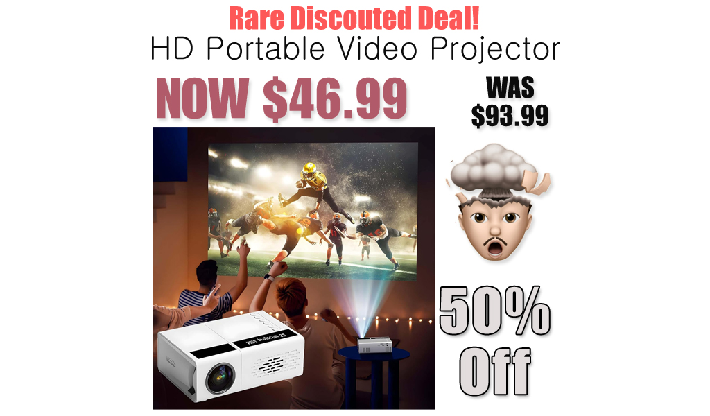 HD Portable Video Projector Only $46.99 Shipped on Amazon (Regularly $93.99)