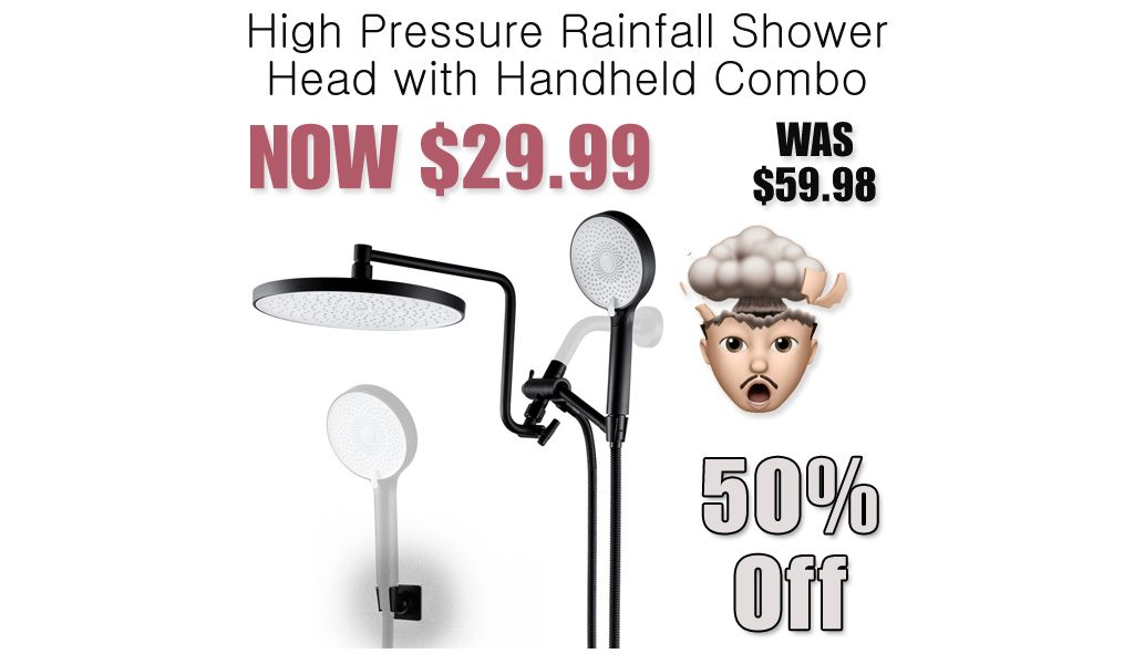High Pressure Rainfall Shower Head with Handheld Combo Just $29.99 on Amazon (Reg. $59.98)