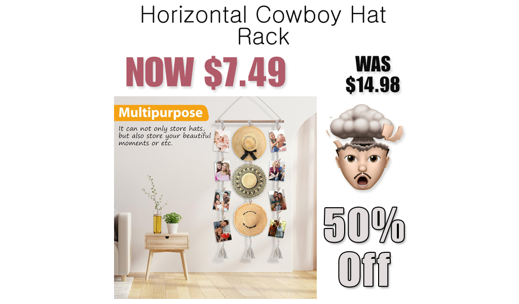 Horizontal Cowboy Hat Rack Only $7.49 Shipped on Amazon (Regularly $14.98)