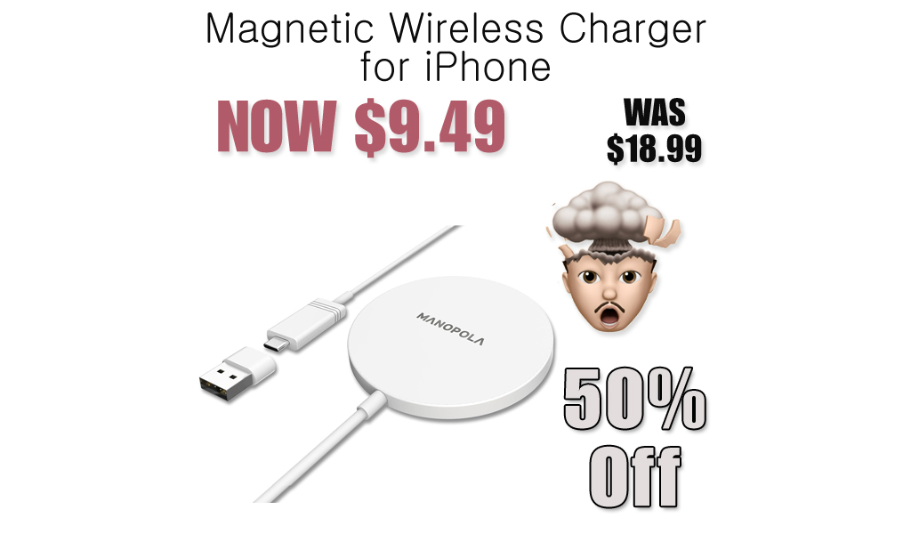 Magnetic Wireless Charger for iPhone Only $9.49 Shipped on Amazon (Regularly $18.99)