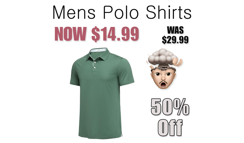 Mens Polo Shirts Just $14.99 on Amazon (Reg. $29.99)