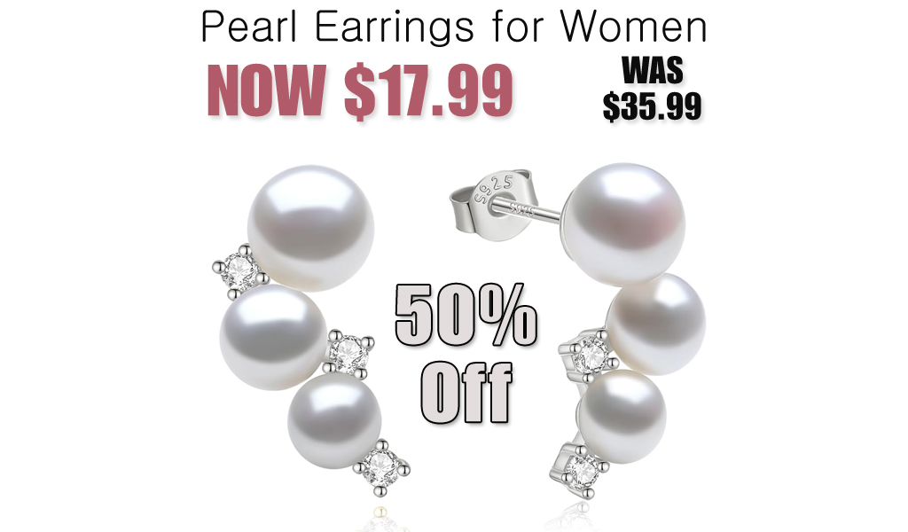 Pearl Earrings for Women Only $17.99 Shipped on Amazon (Regularly $35.99)