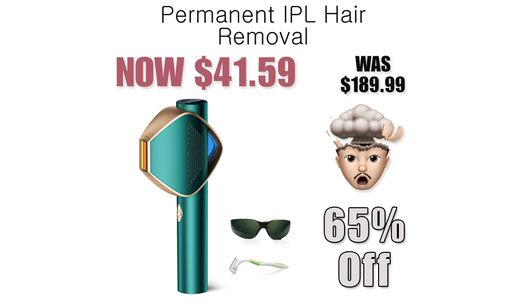 Permanent IPL Hair Removal Only $41.59 Shipped on Amazon (Regularly $189.99)