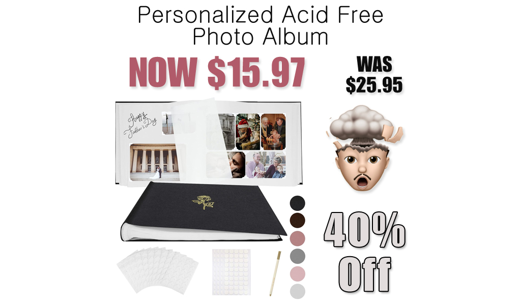 Personalized Acid Free Photo Album Only $15.97 Shipped on Amazon (Regularly $25.95)