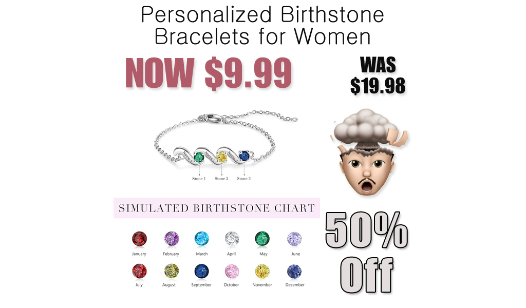 Personalized Birthstone Bracelets for Women Only $9.99 Shipped on Amazon (Regularly $19.98)