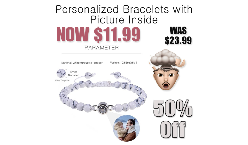 Personalized Bracelets with Picture Inside Only $11.99 Shipped on Amazon (Regularly $23.99)