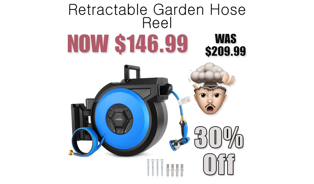Retractable Garden Hose Reel Only $146.99 Shipped on Amazon (Regularly $209.99)
