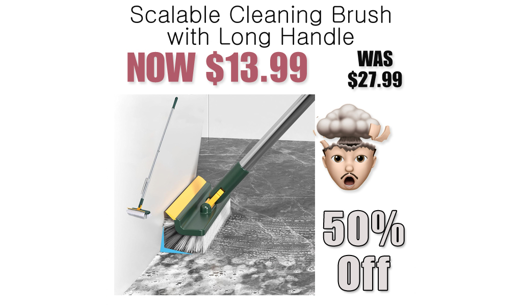 Scalable Cleaning Brush with Long Handle Only $15.99 Shipped on Amazon (Regularly $27.99)