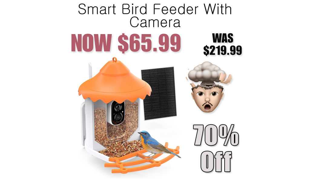 Smart Bird Feeder With Camera Just $65.99 on Amazon (Reg. $219.99)