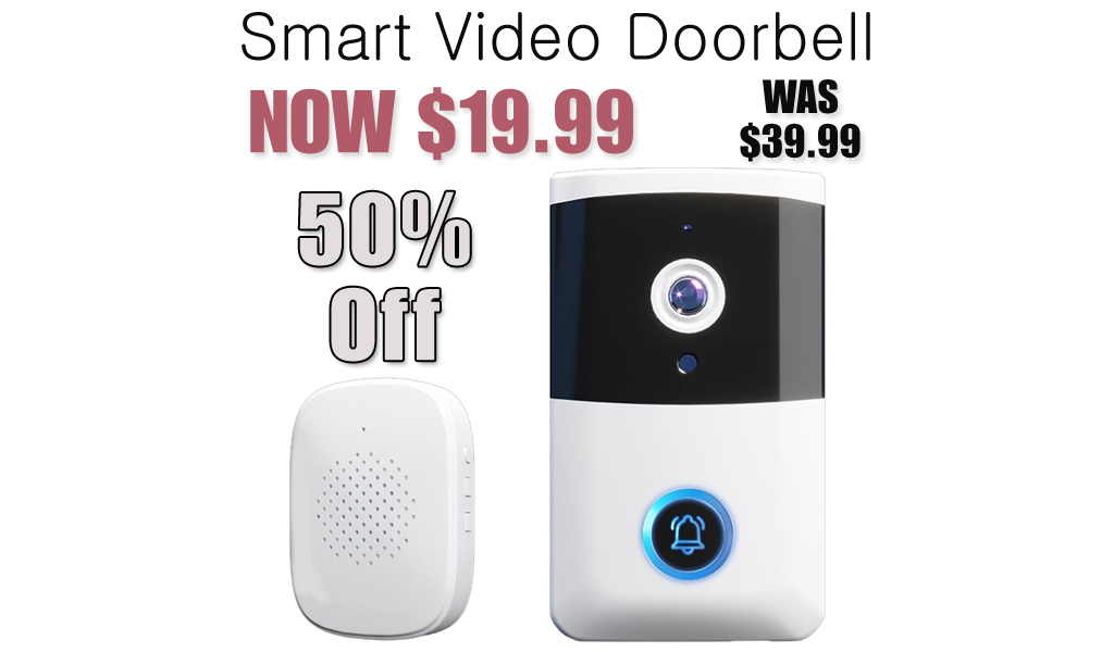 Smart Video Doorbell Only $19.99 Shipped on Amazon (Regularly $39.99)