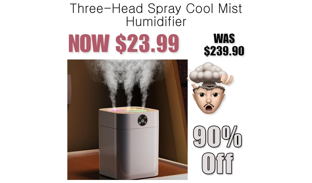 Three-Head Spray Cool Mist Humidifier Only $23.99 Shipped on Amazon (Regularly $239.90)