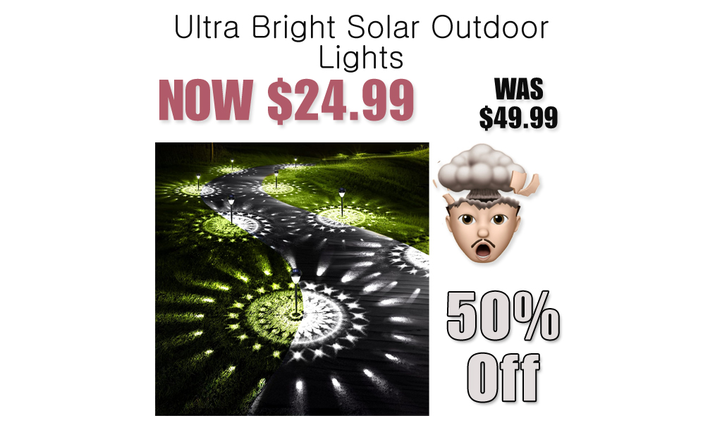 Ultra Bright Solar Outdoor Lights Only $24.99 Shipped on Amazon (Regularly $49.99)