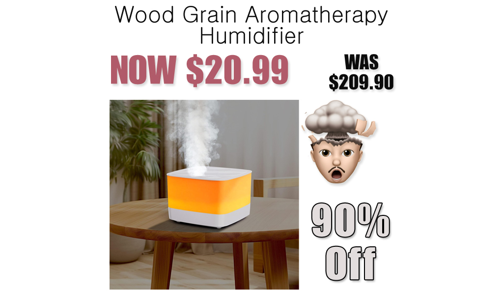 Wood Grain Aromatherapy Humidifier Only $20.99 Shipped on Amazon (Regularly $209.90)