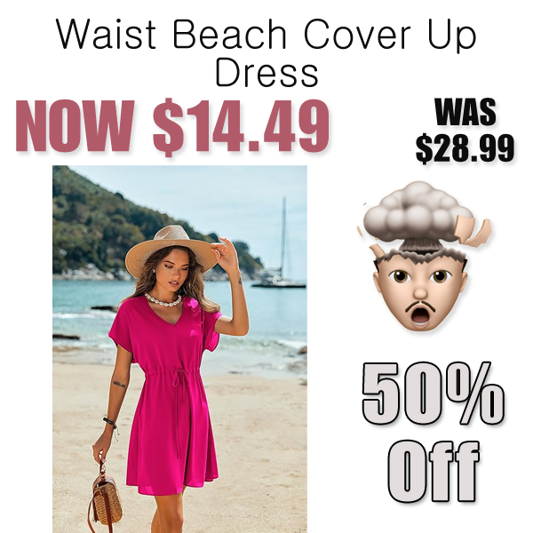 Waist Beach Cover Up Dress Only $14.49 Shipped on Amazon (Regularly $28.99)