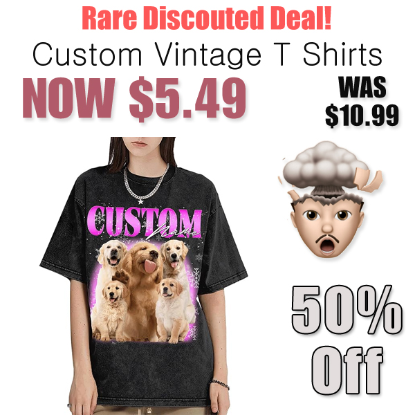 Custom Vintage T Shirts Only $5.49 Shipped on Amazon (Regularly $10.99)