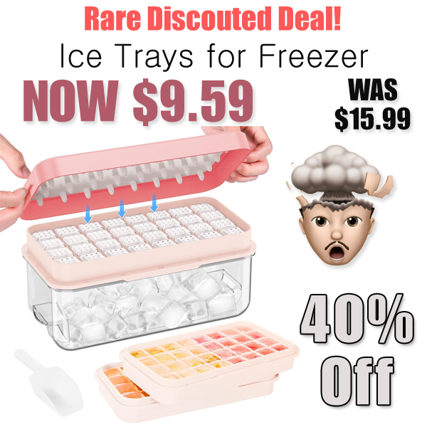 Ice Trays for Freezer Only $9.59 Shipped on Amazon (Regularly $15.99)