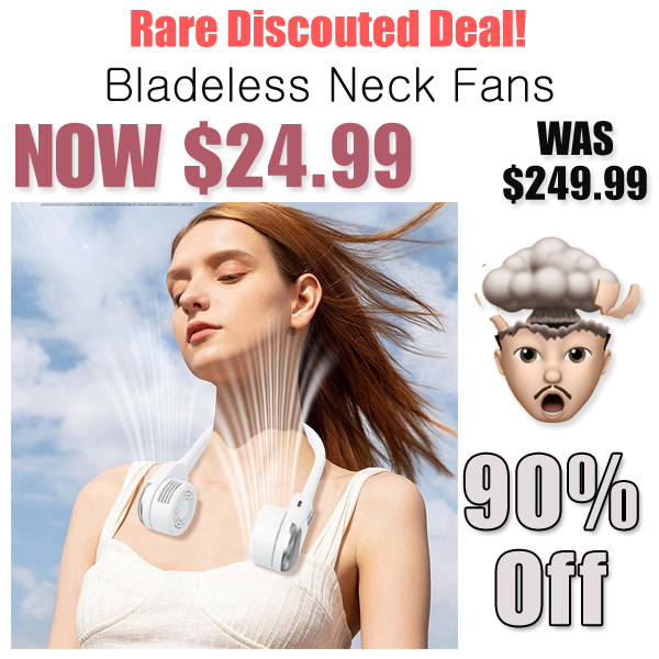 Bladeless Neck Fans Only $24.99 Shipped on Amazon (Regularly $249.99)