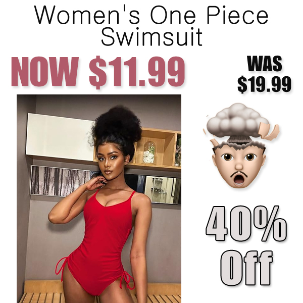 Women's One Piece Swimsuit Only $11.99 Shipped on Amazon (Regularly $19.99)