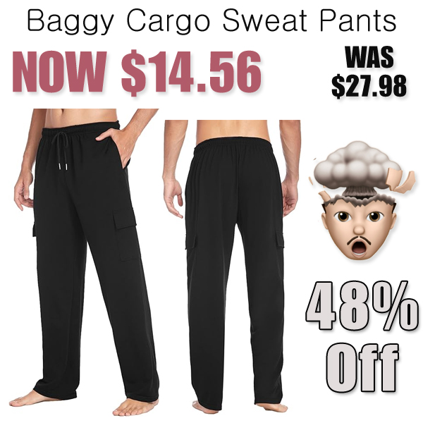 Baggy Cargo Sweat Pants Only $14.56 Shipped on Amazon (Regularly $27.98)