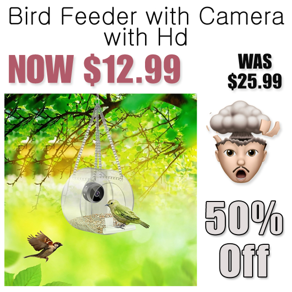Bird Feeder with Camera with Hd Only $12.99 Shipped on Amazon (Regularly $25.99)