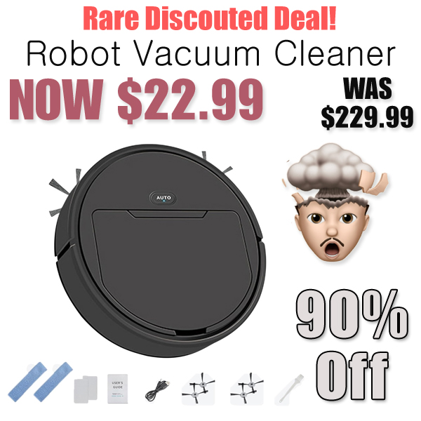 Robot Vacuum Cleaner Only $22.99 Shipped on Amazon (Regularly $229.99)