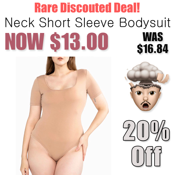 Neck Short Sleeve Bodysuit Only $13.00 on Walmart.com (Regularly $16.84)