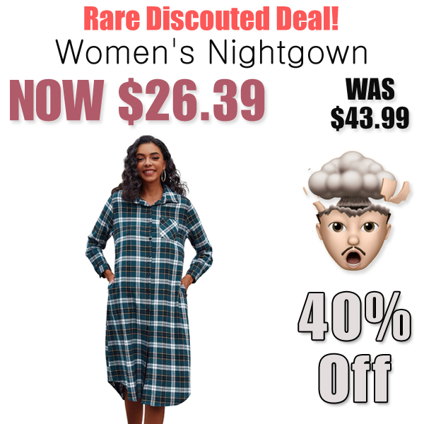 Women's Nightgown Just $26.39 on Amazon (Reg. $43.99)