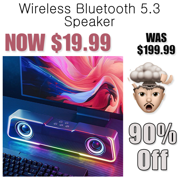 Wireless Bluetooth 5.3 Speaker Only $19.99 Shipped on Amazon (Regularly $199.99)