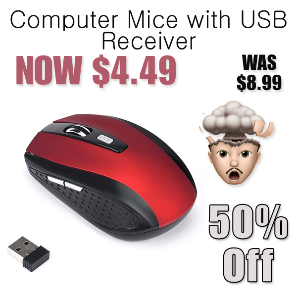 Computer Mice with USB Receiver Only $19.99 Shipped on Amazon (Regularly $8.99)