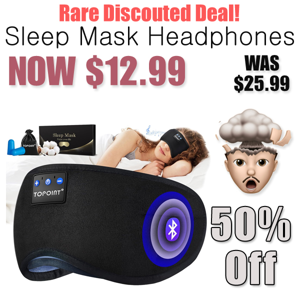 Sleep Mask Headphones Only $12.99 Shipped on Amazon (Regularly $25.99)