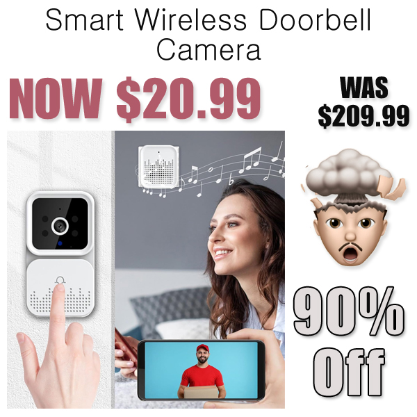 Smart Wireless Doorbell Camera Only $20.99 Shipped on Amazon (Regularly $209.99)