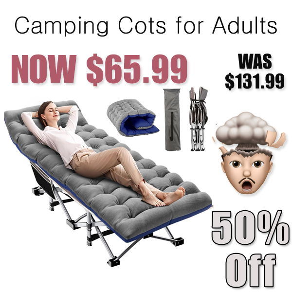 Camping Cots for Adults Only $65.99 Shipped on Amazon (Regularly $131.99)