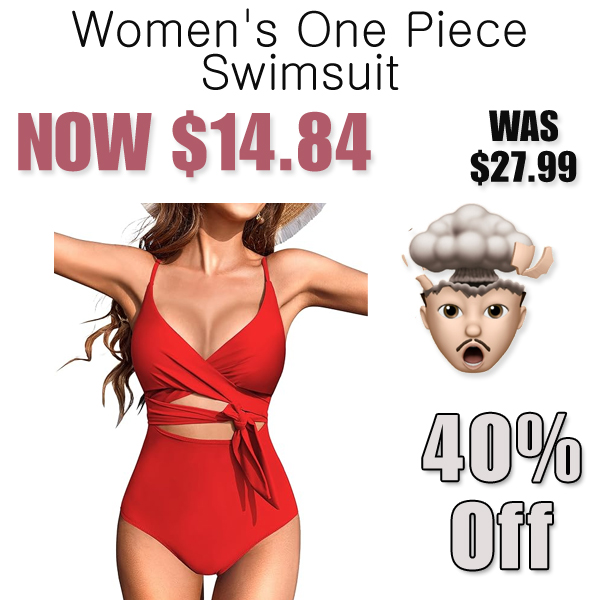 Women's One Piece Swimsuit Only $14.84 Shipped on Amazon (Regularly $27.99)