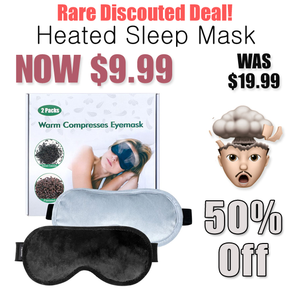 Heated Sleep Mask Only $9.99 Shipped on Amazon (Regularly $19.99)