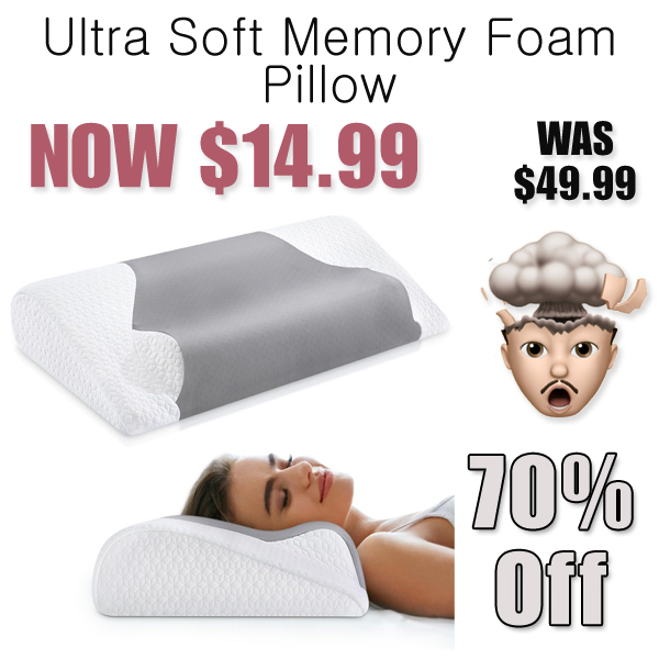 Ultra Soft Memory Foam Pillow Only $14.99 Shipped on Amazon (Regularly $49.99)