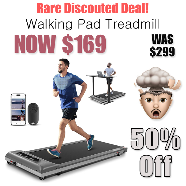 Walking Pad Treadmill Only $169 Shipped on Amazon (Regularly $299)