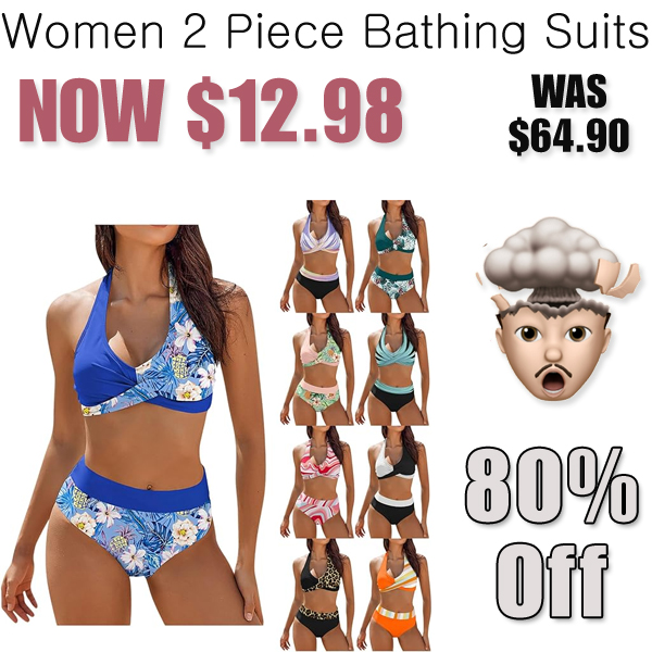 Women 2 Piece Bathing Suits Only $12.98 Shipped on Amazon (Regularly $64.90)