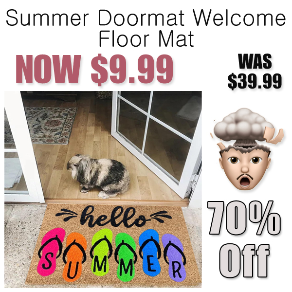 Summer Doormat Welcome Floor Mat Only $9.99 Shipped on Amazon (Regularly $39.99)