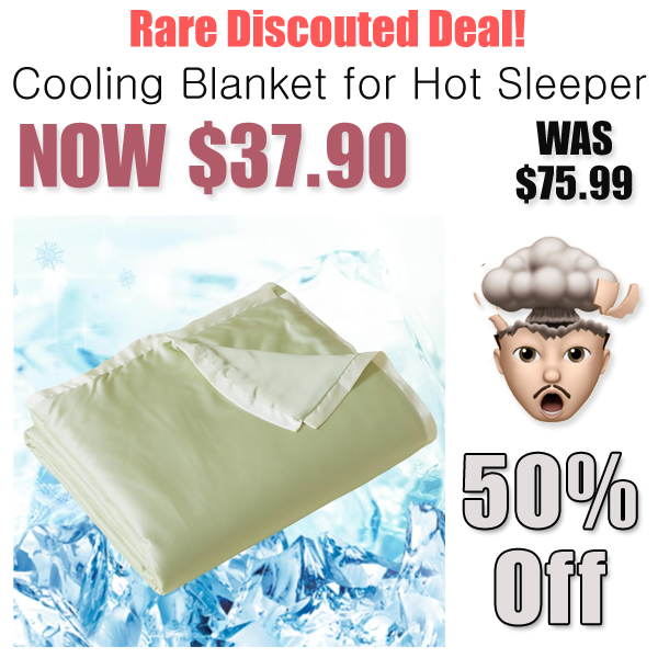 Cooling Blanket for Hot Sleeper Only $37.90 Shipped on Amazon (Regularly $75.99)