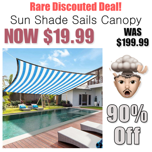 Sun Shade Sails Canopy Only $19.99 Shipped on Amazon (Regularly $199.99)