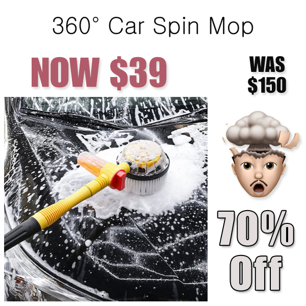 360° Car Spin Mop Only $39 Shipped (Regularly $150)