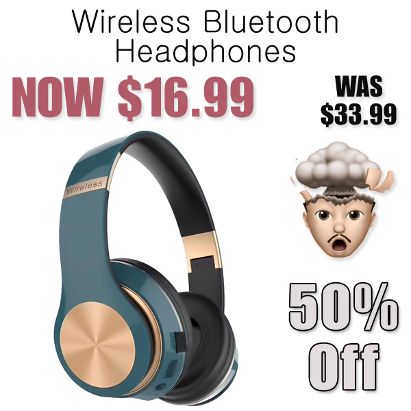 Wireless Bluetooth Headphones Only $16.99 Shipped on Amazon (Regularly $33.99)