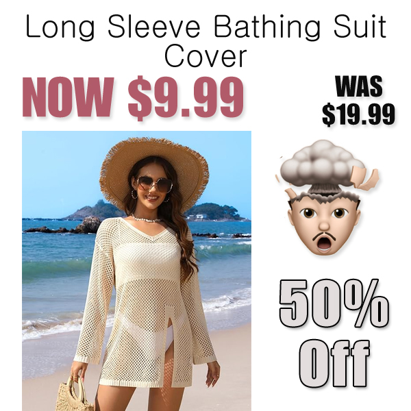 Long Sleeve Bathing Suit Cover Only $9.99 Shipped on Amazon (Regularly $19.99)