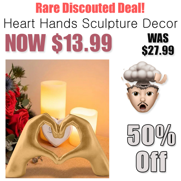 Heart Hands Sculpture Decor Only $13.99 Shipped on Amazon (Regularly $27.99)