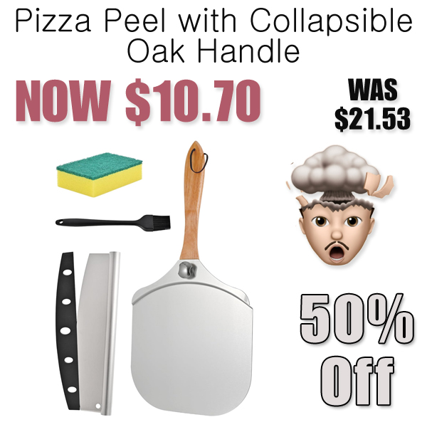 Pizza Peel with Collapsible Oak Handle Only $10.70 Shipped on Amazon (Regularly $21.53)